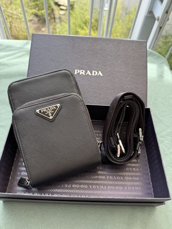 Prada Crossbody Bag sarafino leder
