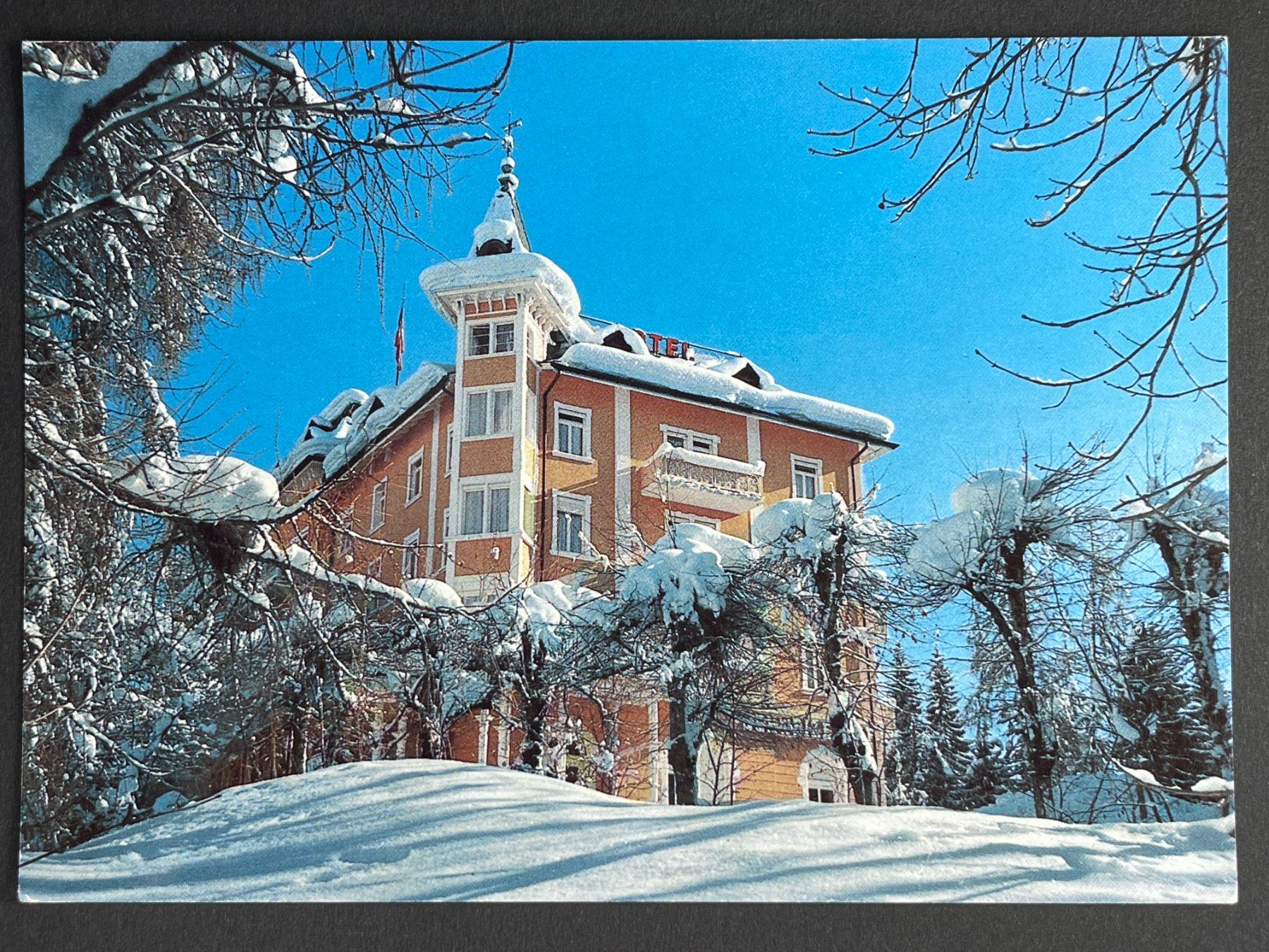 Cartoline postali: Flims-Waldhaus - Hotel Schweizerhof – Usato da Steg VS venduto da _vinci_