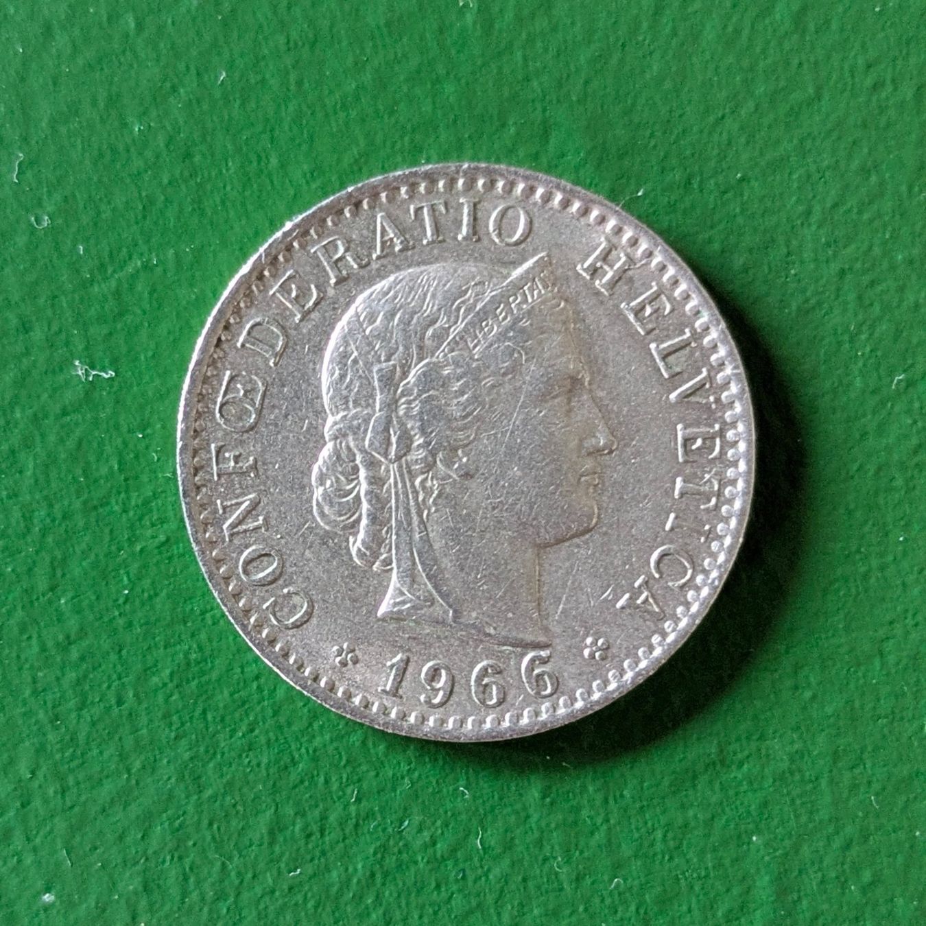Toutes les monnaies: Pièce rare 20 centimes 1966 – D'occasion à Orsieres par IndianaJones50a