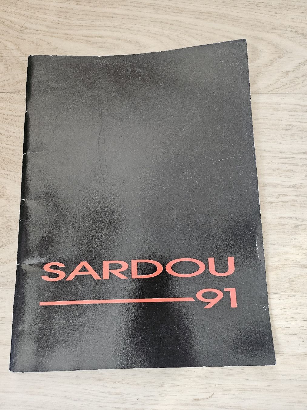 Libri: Sardou '91 -  programme de concert – Usato da La Joux FR venduto da car_ck96