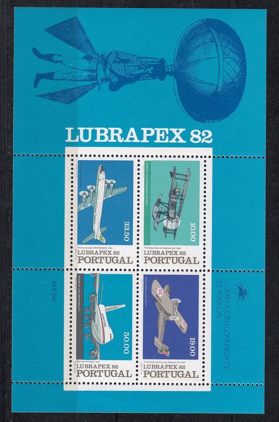 Alle Briefmarken: 1982 LUBRAPEX 82 Portugal – Neu (gemäss Beschreibung) aus Spreitenbach von Mustang_1105
