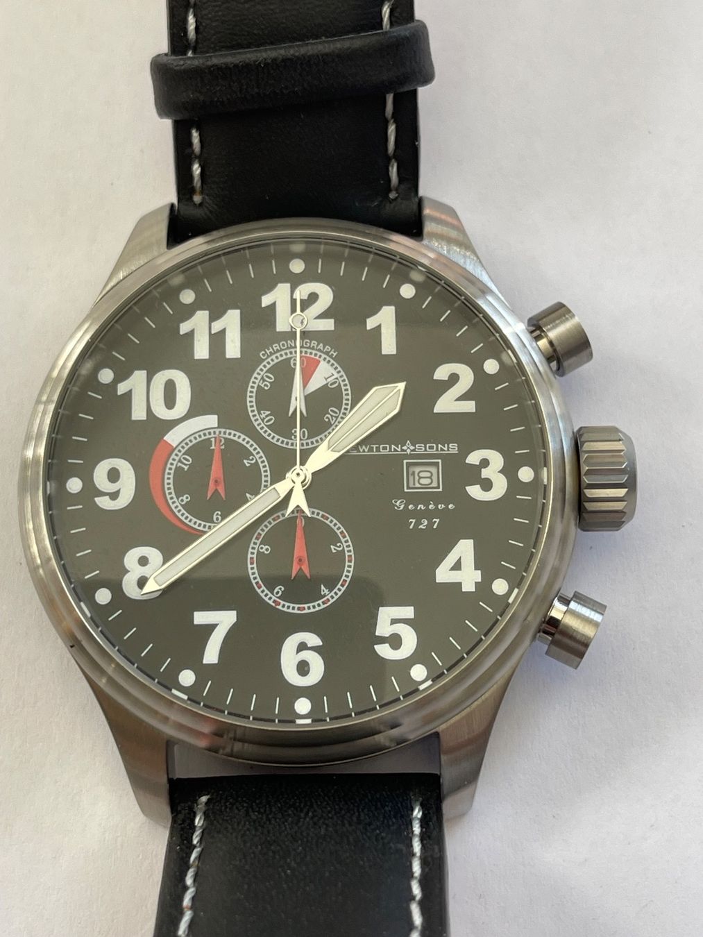 Uhren: Newton + Sons Chronograph – Neu und originalverpackt aus Hessigkofen von lamdanreisen