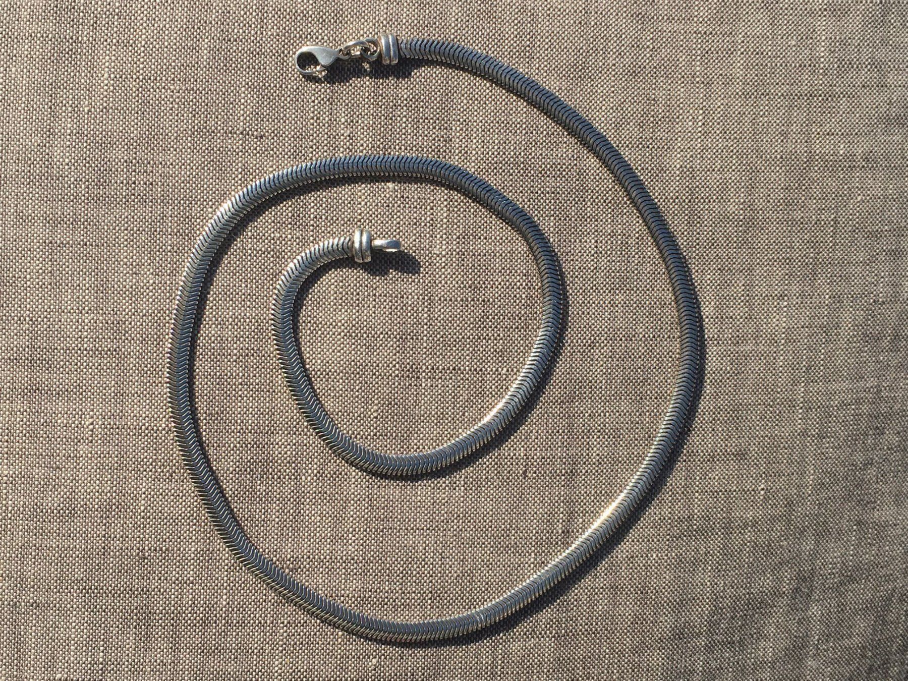 Catenine: Schlangenkette flach – Usato da Mittelhäusern venduto da lacapo8 1