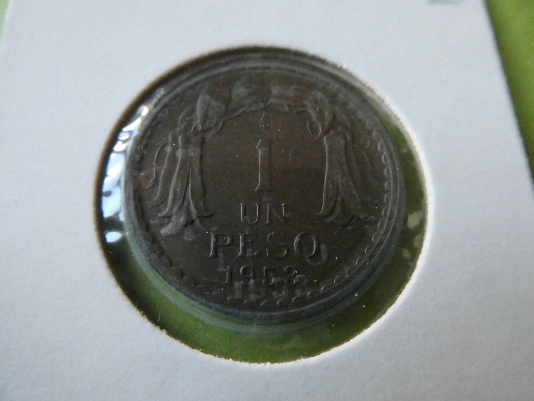 Alle Münzen: Chile 1953, 1 Peso – Gebraucht aus Hinterforst von Rohusri 1