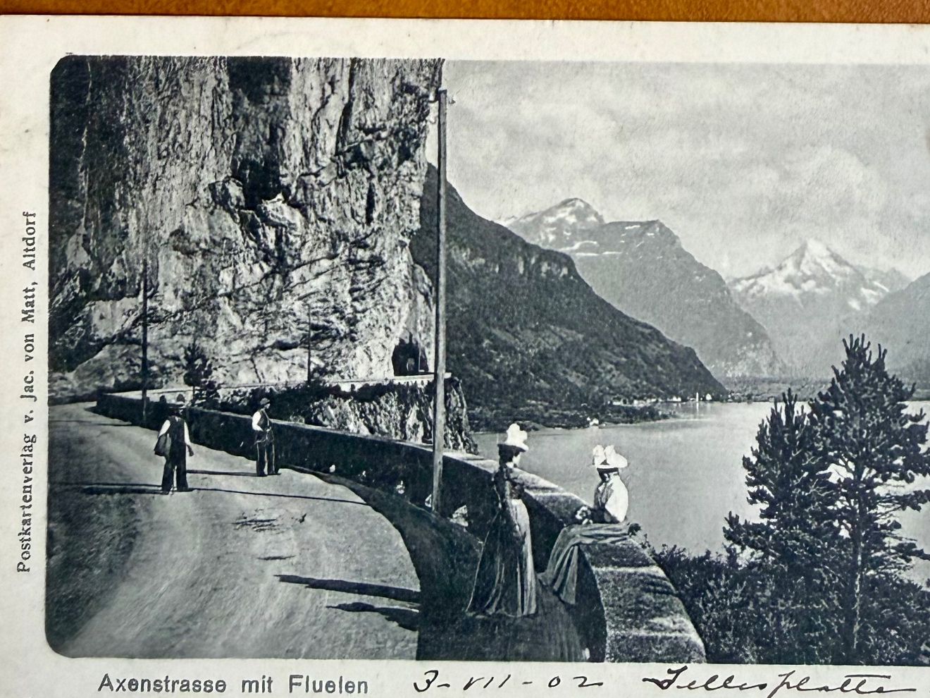 Cartoline postali: Axenstrasse - Animée  1902 – Usato da Lutry venduto da Ediego 1