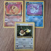 Pokémon Rocket Sammlung Eevee Dark Flareon/Vaporeon ENG