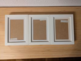 Fotorahmen weiss 3er Set guter Zustand
