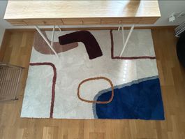 URGENT – Abstract Mid-Century Rug, Maisons du Monde