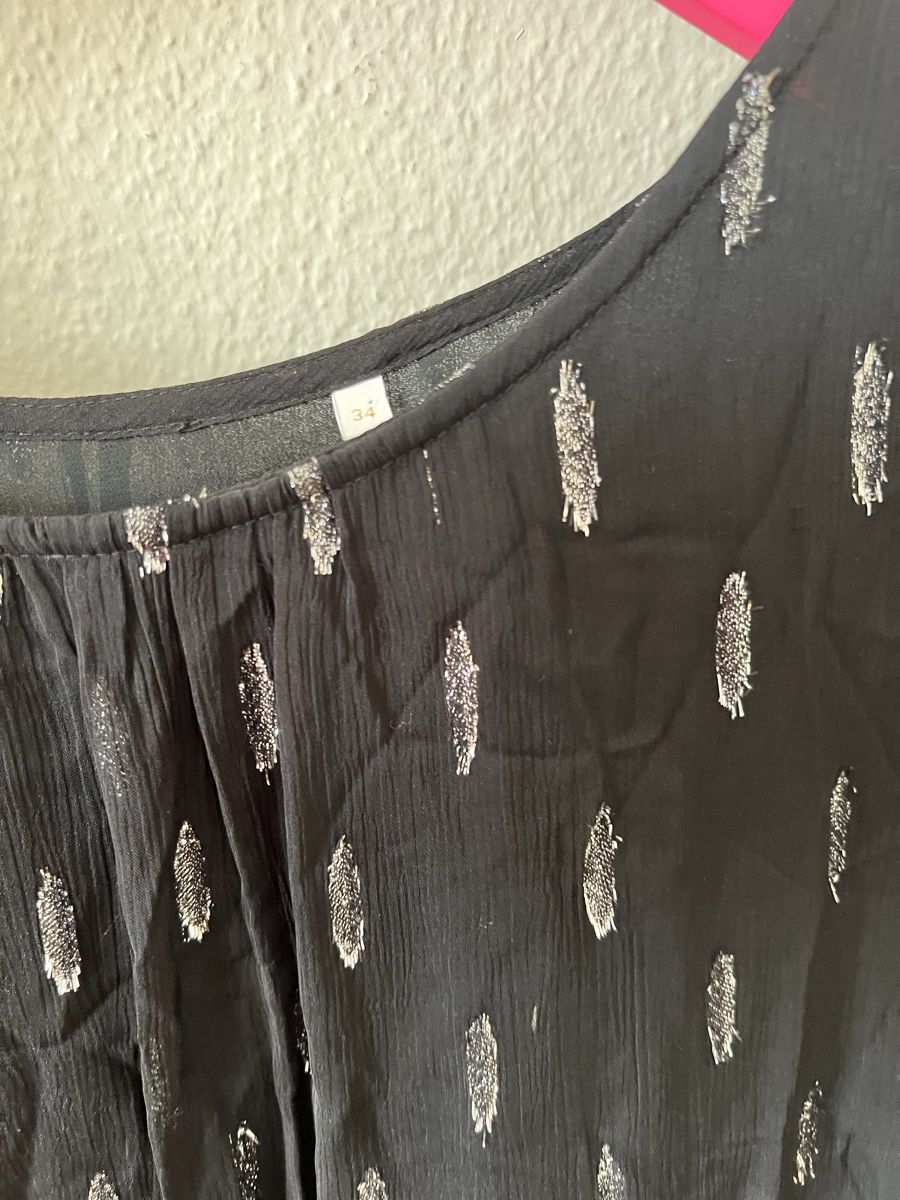 Rich & Royal Kleider: Kleid Rich&Royal, Gr. 34, schwarz mit Silber – Gebraucht aus Solothurn von Brini06 2