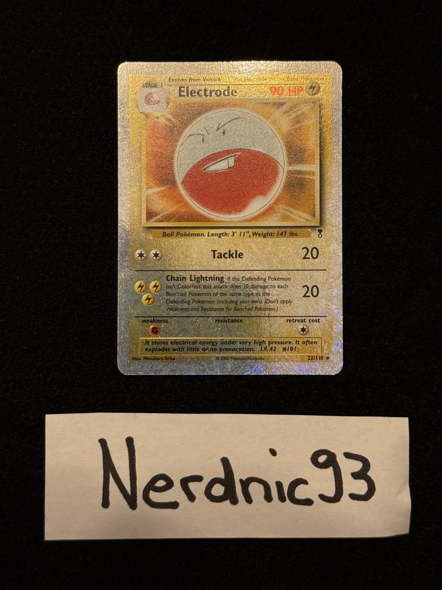Pokémon Carte collezionabili: Electrode 22/110 Legendary Collection Reverse Holo NM – Nuovo (secondo la descrizione) da Glattpark(Opfikon) venduto da Nerdnic93 1