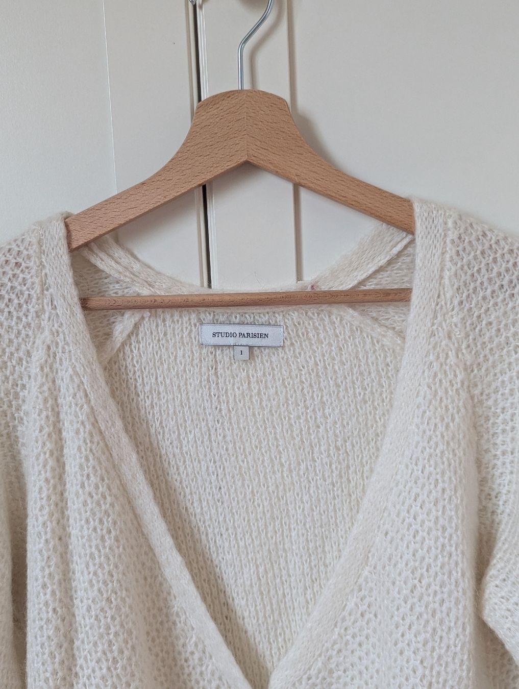 Giacche: Studio Parisien Cardigan, Size 1/S, warm & white – Usato da Schlieren venduto da maseam 1