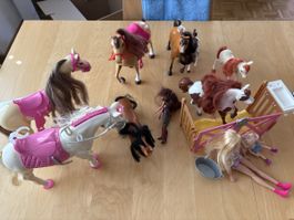 Barbie - grosses Set!  10 Pferde und vieles mehr!