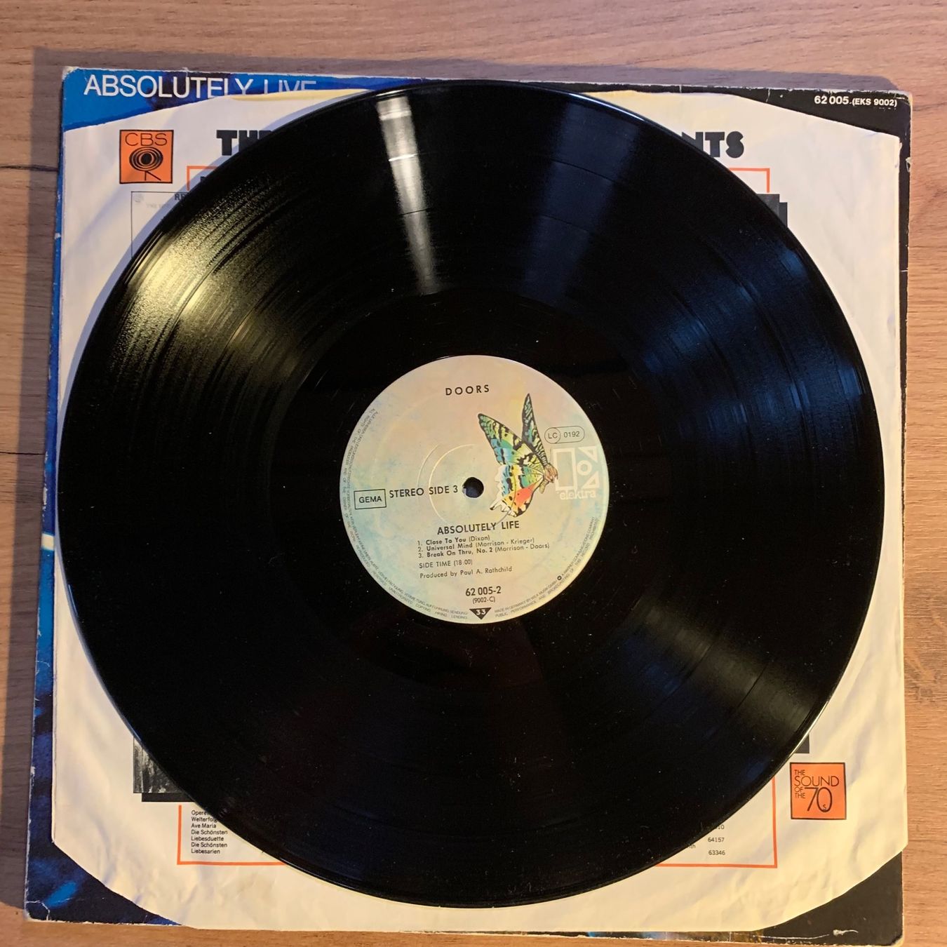Dischi in vinile: THE DOORS - ABSOLUTELY LIVE...RE GER 1978...VG+/VG+ – Usato da Gals venduto da Diskopatshop 4