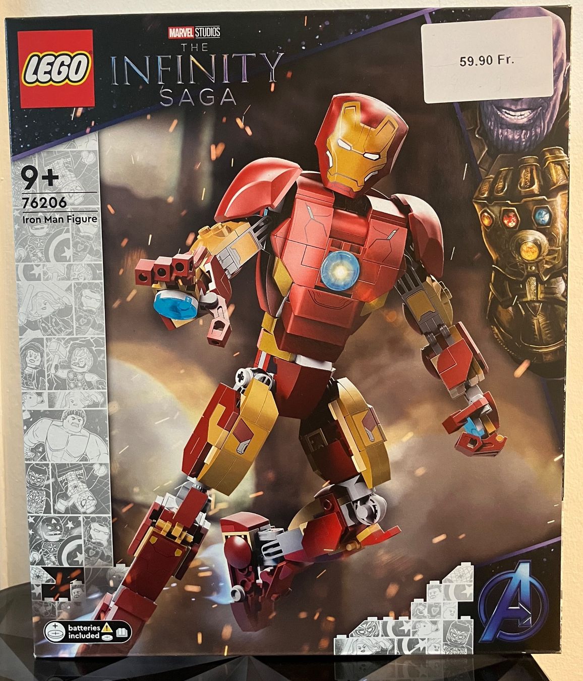 Lego Kit di costruzioni: LEGO Iron man Figure 76206 – Nuovo e nell'imballaggio originale da CHENE-BOUGERIES venduto da homeswisshome
