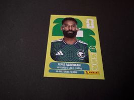 Panini FIFA Fussball WM 2026 Sticker Feras Albrikan KSA 18