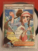 Pokémon Karte Rosa's Encouragement wie neu 🇺🇸😋👉👈🥹