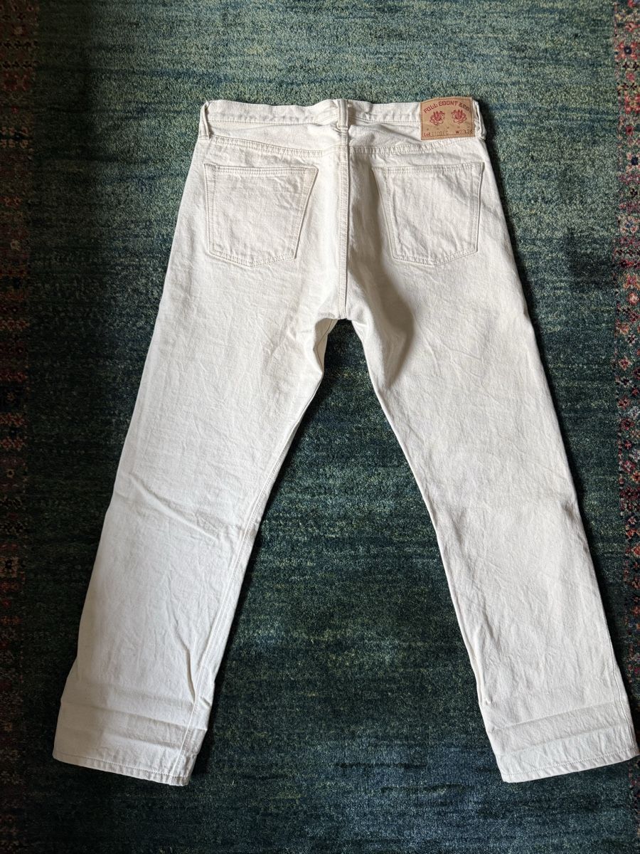 Jeans: Full Count Ecru Jeans 33/29 – Usato da Bern venduto da lars031 1
