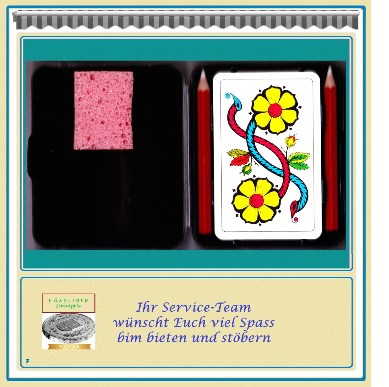 Giochi: Jass-Spielkarten in Etui – Usato da Münchwilen TG venduto da FDOF_SHOP 1