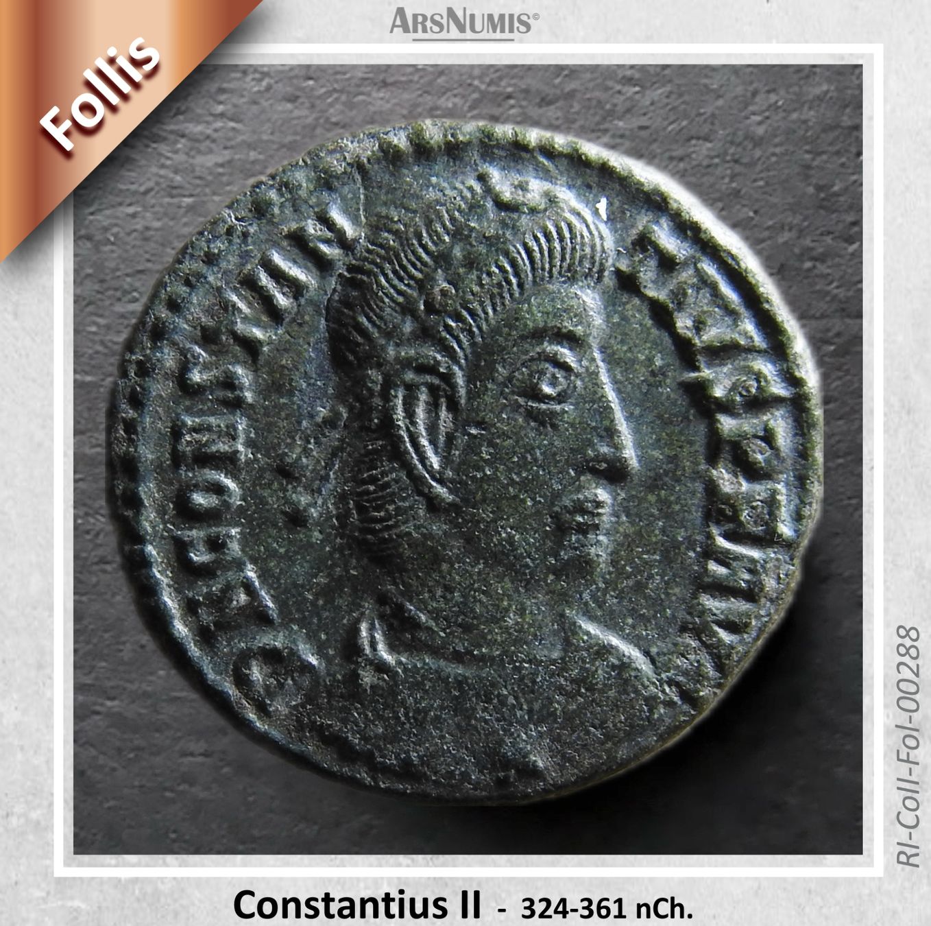 Tutti le monete: Römische Münze - Constantius II – Usato da Oberwil b. Zug venduto da ArsNumis