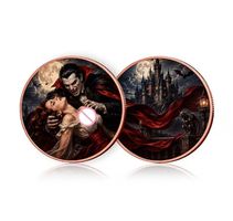 1 OZ Kupfermünze Vampirkuss Dracula