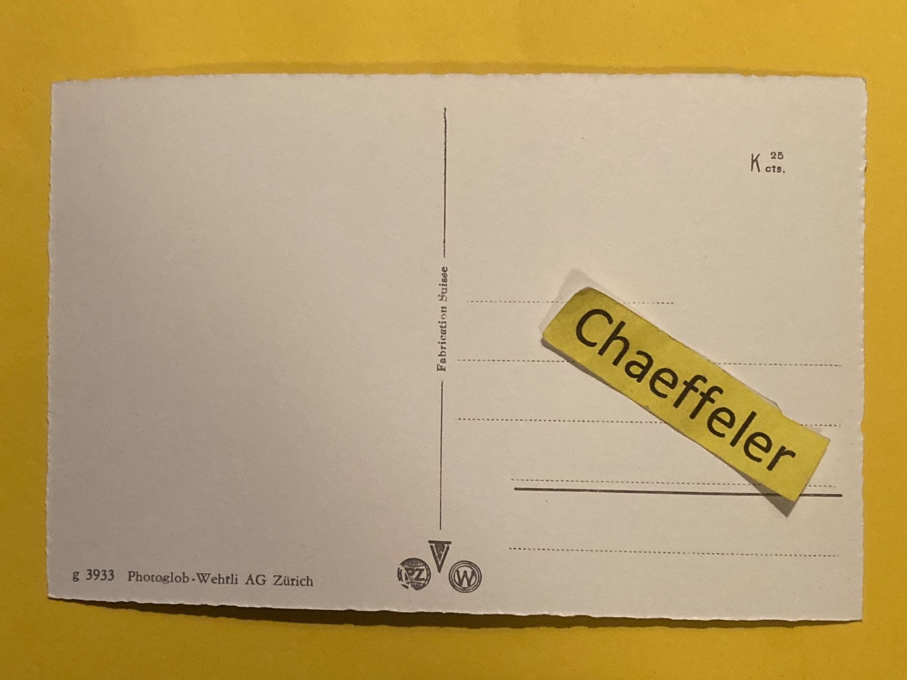 Cartoline postali: Wassen mit Sustenstrasse und kl. Windgälle – Usato da Zürich venduto da Chaeffeler 1