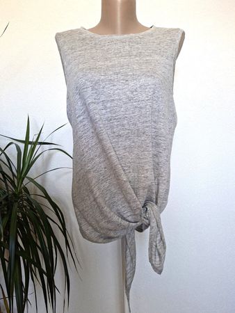 Top long en Lin gris - Banana Republic – Neuf – Taille M