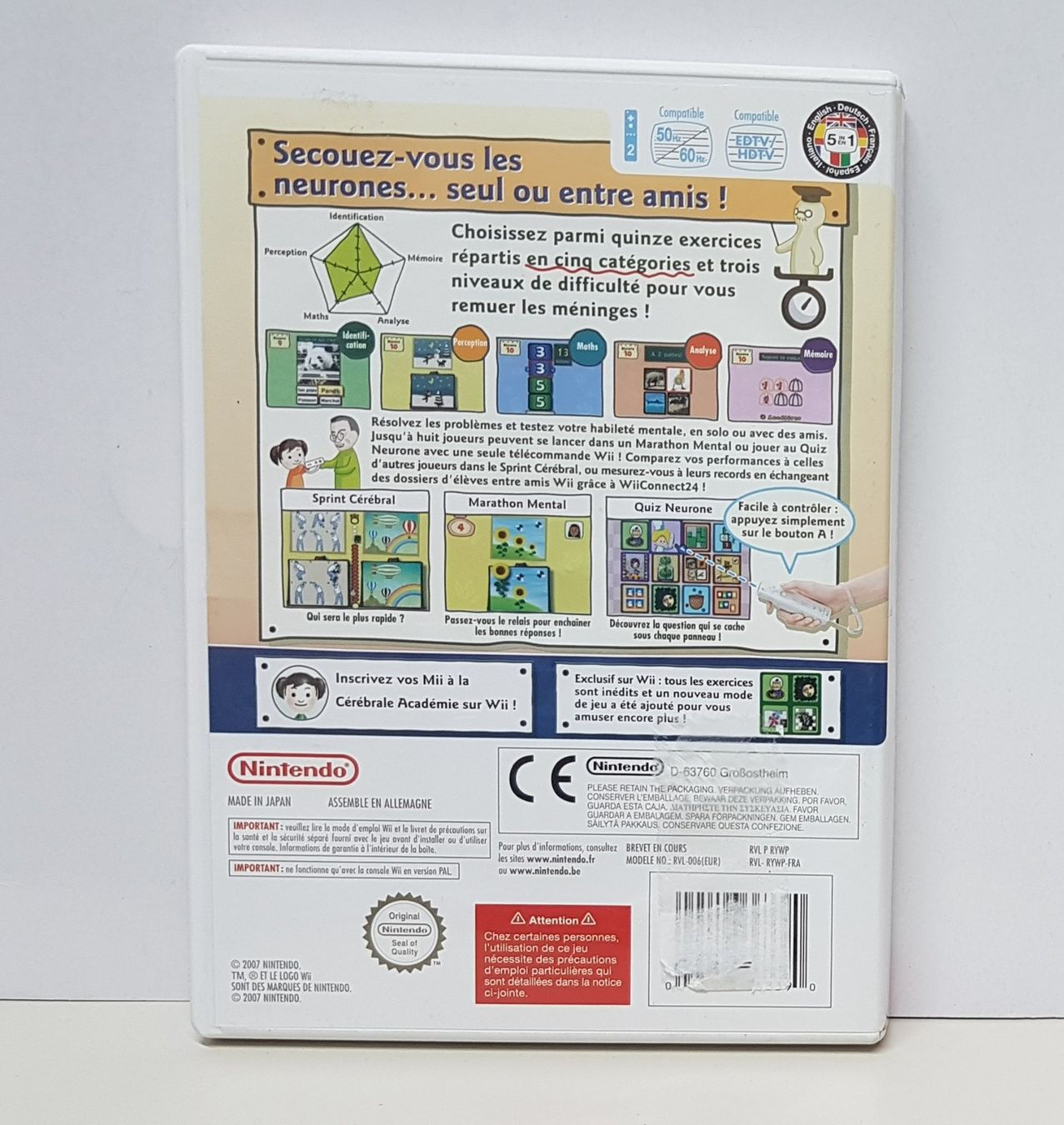 Nintendo Giochi: Wii  Cérébrale Académie – Usato da Schüpfheim venduto da Game-Paradis 1