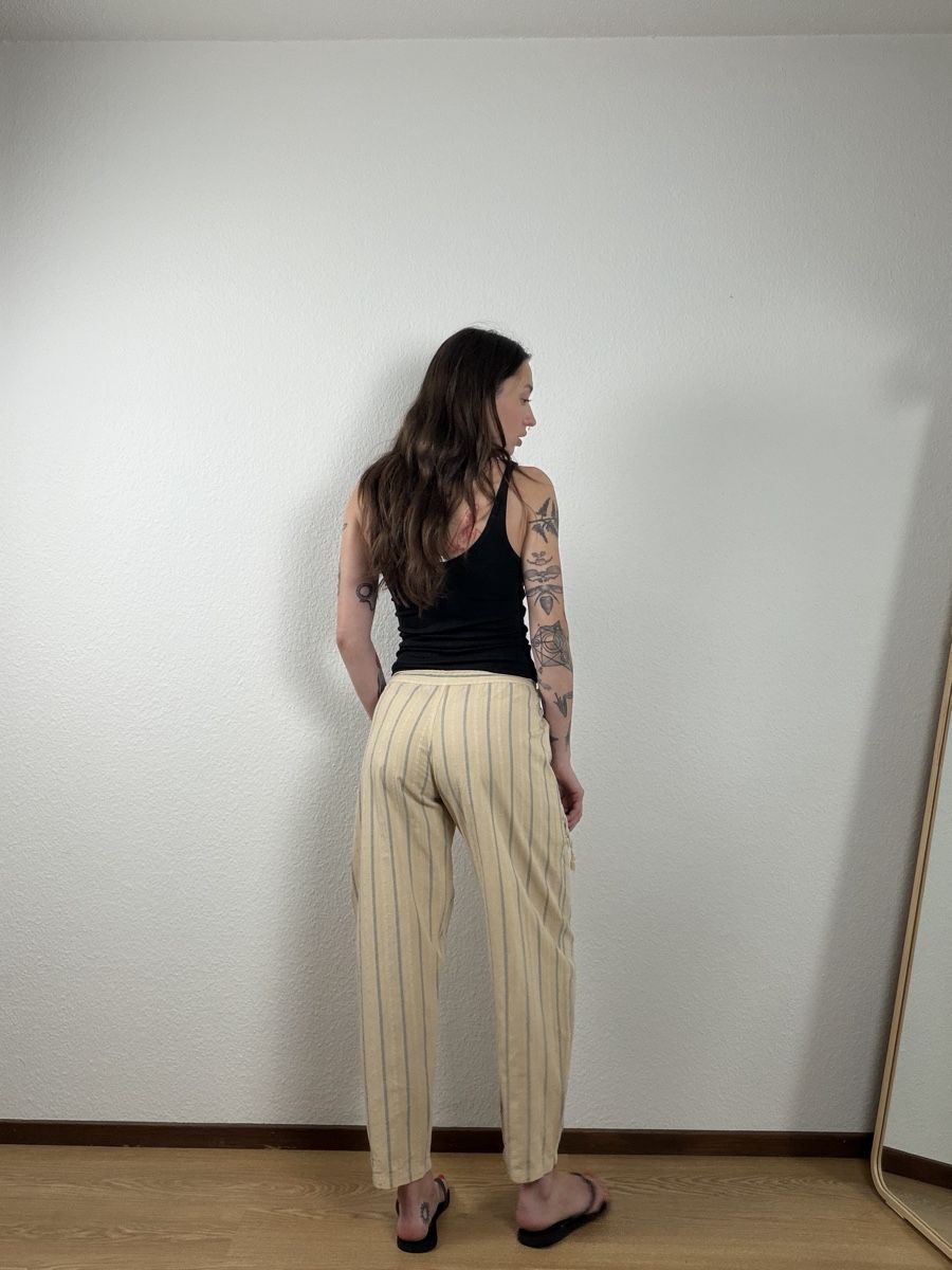 Pantaloni: Vintage Striped Cargo Pants Size S  – Usato da Knonau venduto da Grapesvintage 6