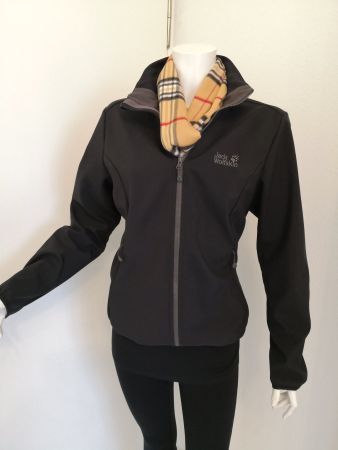 🤩JACK WOLFSKIN SOFTSHELL JACKE SCHWARZ NEUWERTIG
