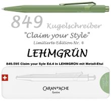 849.595 LEHMGRÜN * Claim your style Caran d'Ache 849 + Etui