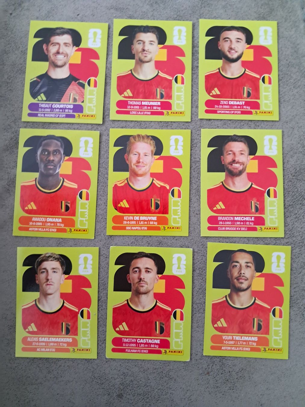 Panini Carte collezionabili: 9 x Paninisticker 2026 / Belgien – Nuovo (secondo la descrizione) da Weinfelden venduto da Da-ryn01