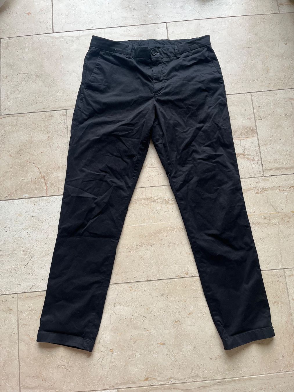 Paul Smith Pantaloni: Paul Smith Mid Fit Chinos Black - 33 – Nuovo (secondo la descrizione) da Wangen b. Olten venduto da ricochet56