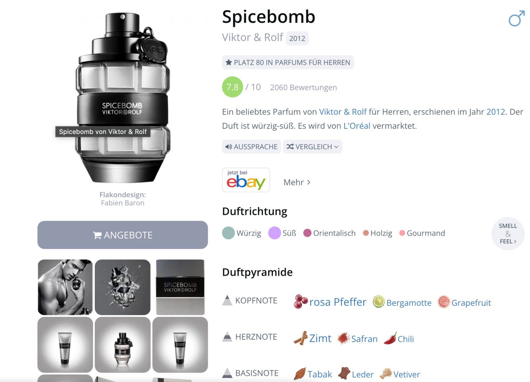 Profumi & Eau de Toilette: 🌶 Viktor & Rolf Spicebomb 50 ml – Usato da Aarau venduto da tim_hk9g 2