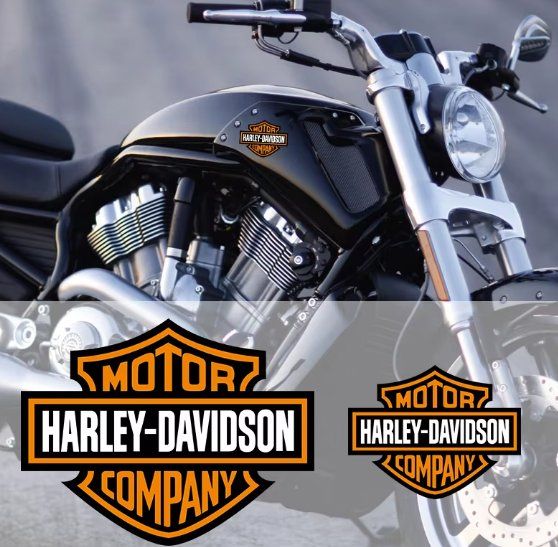 Autocollant Harley-Davidson 6,5 cm  J143 6