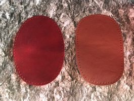 Leder Patch zum Aufnähen Lederflick Ellbogenflick Knieflick