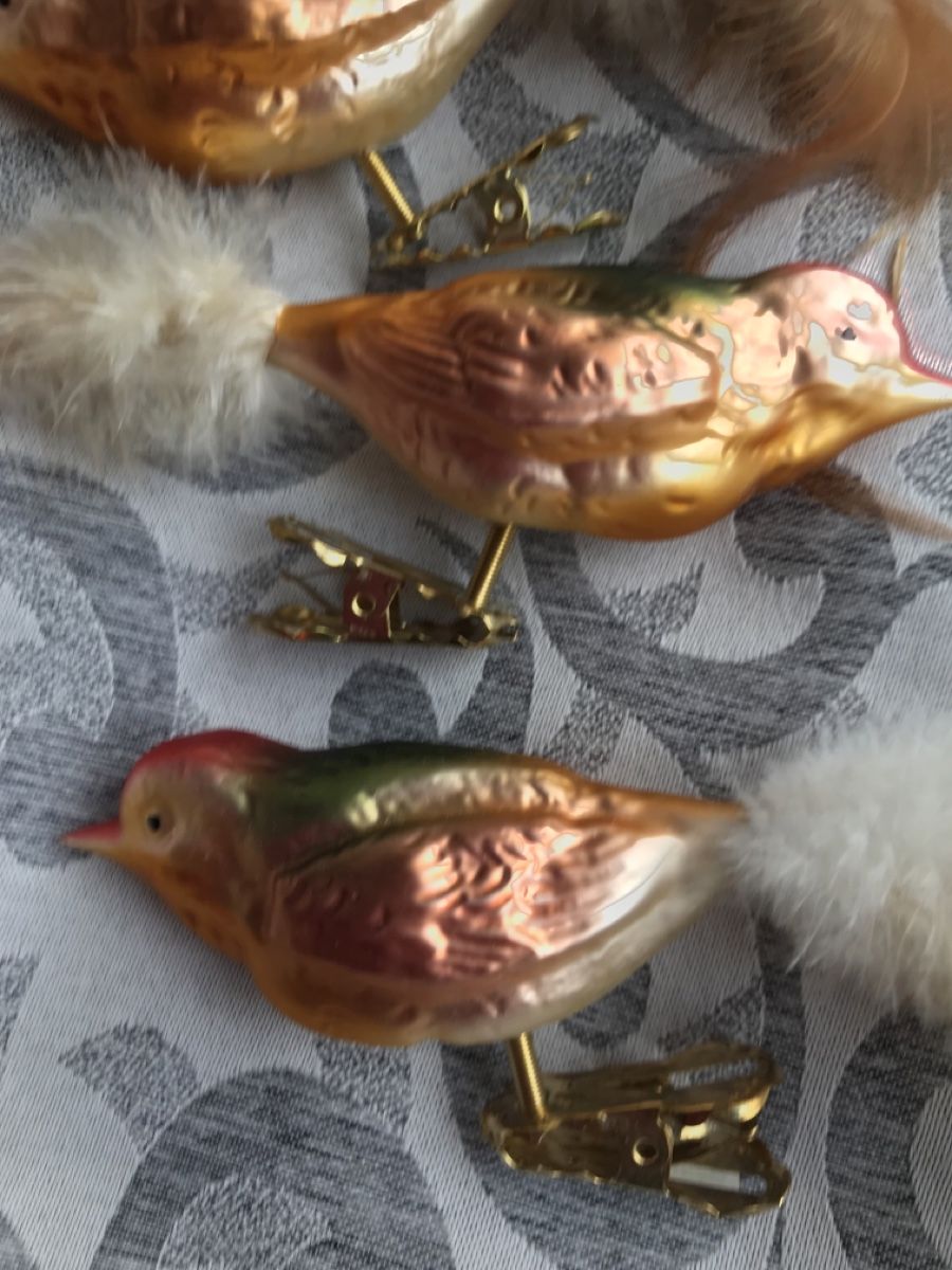 Tutte le decorazioni: 3 Vögel Christbaumschmuck Vogel – Nuovo e nell'imballaggio originale da Alpnach Dorf venduto da marvo 5