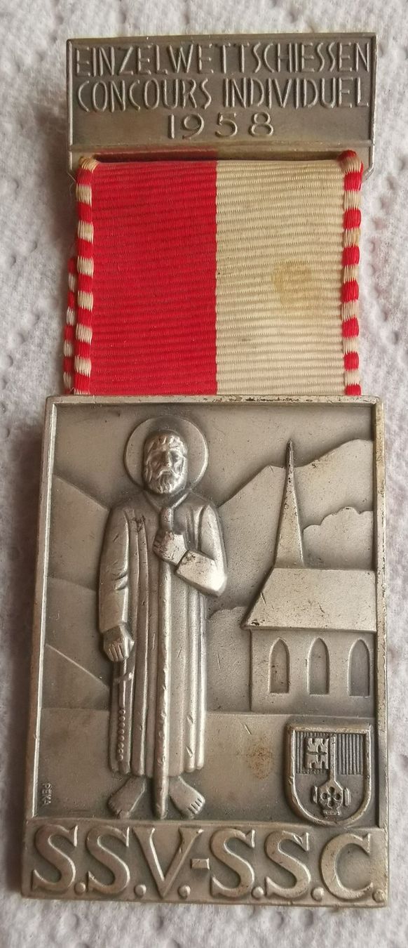 Médailles: Medaille Einzelwettschiessen SSV SSC 1958 – D'occasion à Liestal par Ciccoo