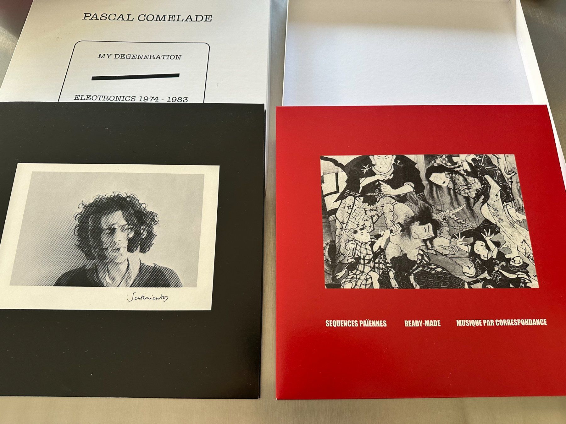 Dischi in vinile: PASCAL COMELADE BOX 5 LPS  MY DEGENERATION - VOD 130 – Nuovo (secondo la descrizione) da Sion venduto da jaipur1401 3
