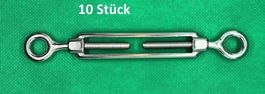 10 Stk. Spannschrauben M6 Chromstahl INOX.Gratis Zustellung!