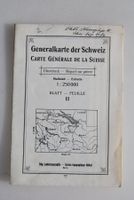 Generalkarte der Schweiz 1:250'000, Blatt II 1936