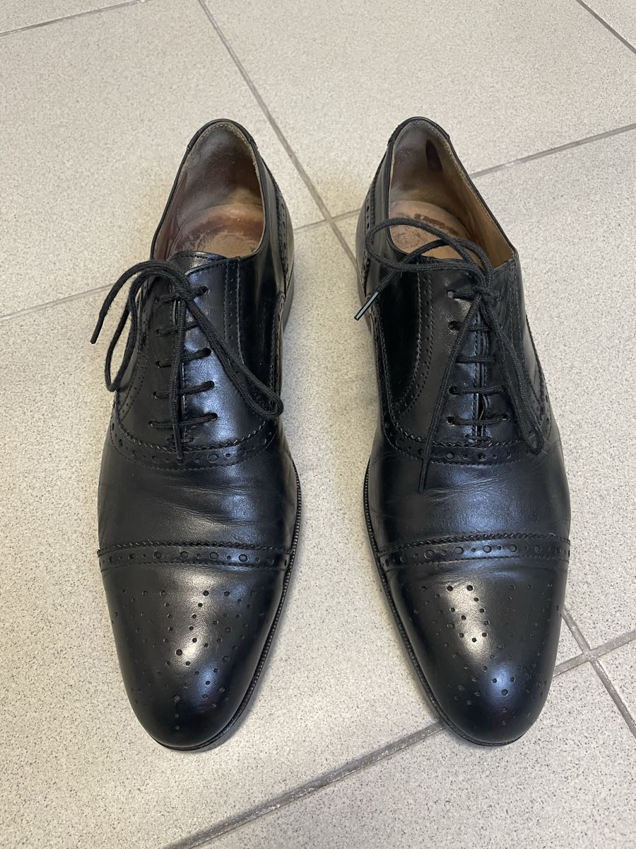 Navyboot Scarpe da uomo: Navyboot Schuhe, Full Brogue, schwarz, Gr. 41 – Usato da Zürich venduto da knipso 1