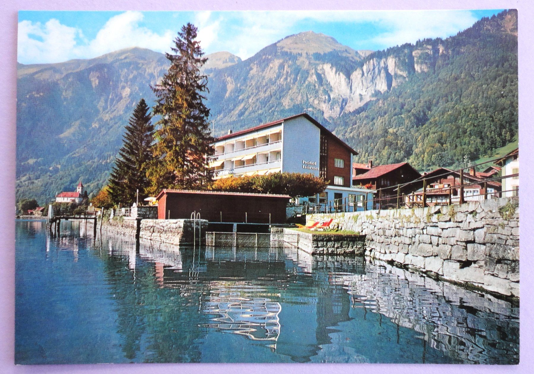 Cartoline postali: Hotel Bären, Brienz BO – Usato da Fétigny venduto da Billy2miny