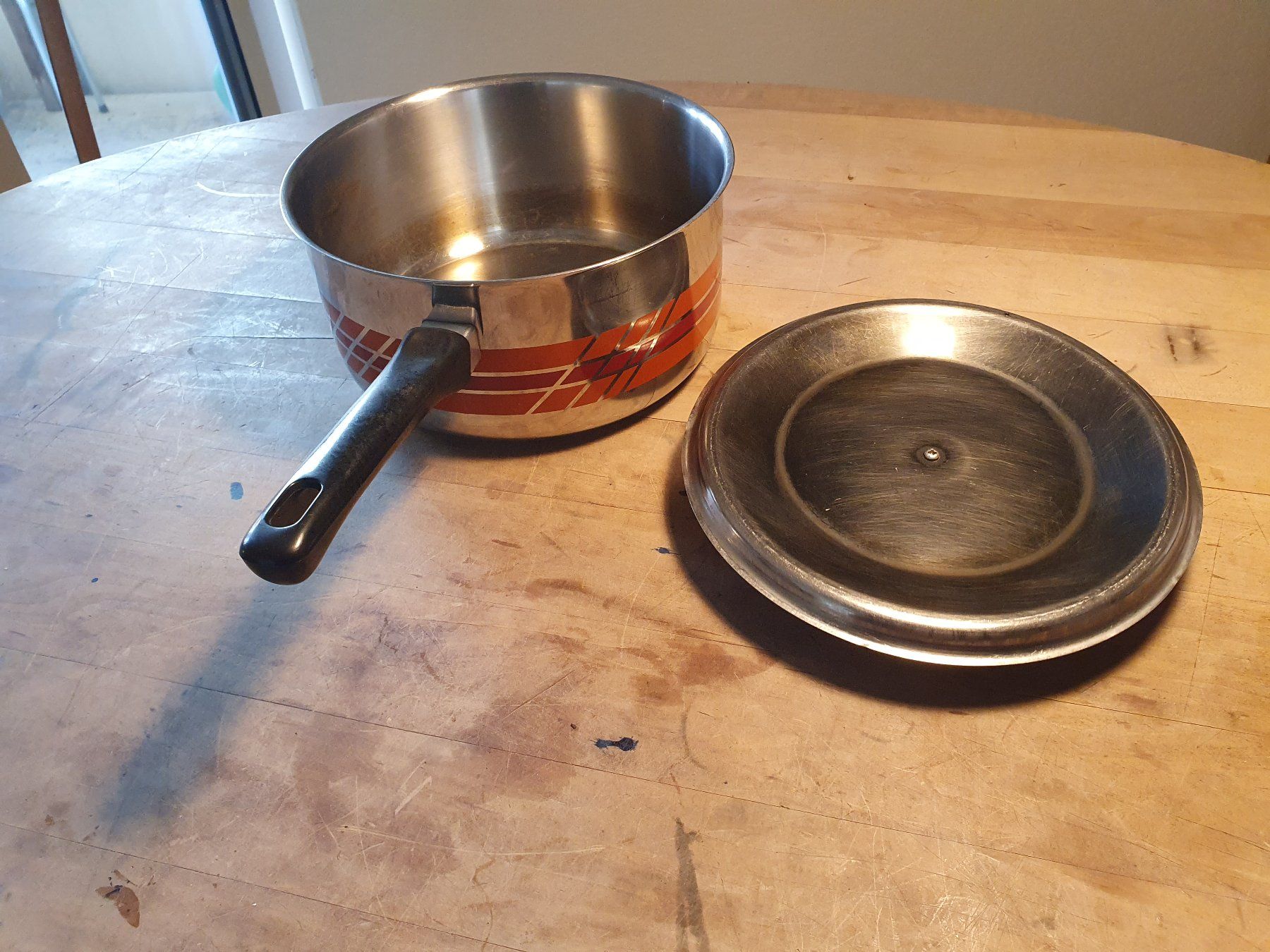 Padelle: Chromstahlpfanne eingriffig 23 cm – Usato da Zürich venduto da loosebone 3