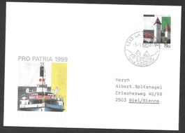 FDC Pro Patria B265 Orts-ET La Sarraz 5.5.1999
