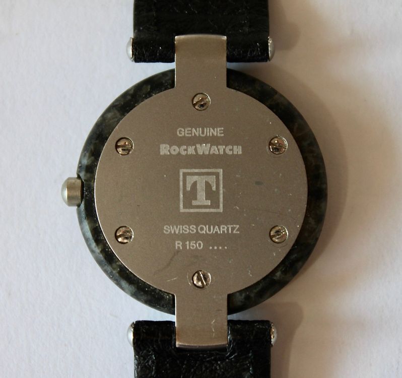 TISSOT ROCK WATCH GRANIT SCHWARZ-GRAU (R150) DAMENUHR, 80ER. | Kaufen ...