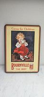 Holzschild, Werbeschild Bourneville Cocoa