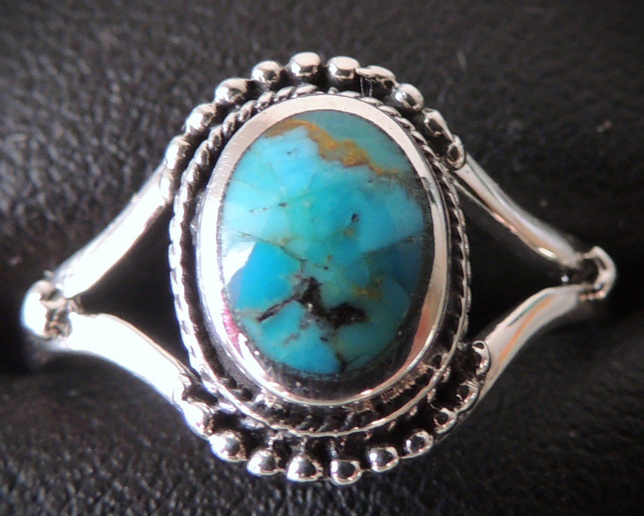 Anelli: Silber 925 Türkis Fingerring Gr. 59 – Nuovo e nell'imballaggio originale da Waldenburg venduto da schaller707