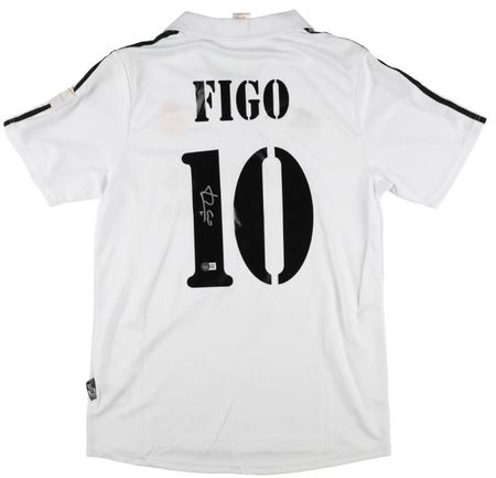 Luis Figo Signed Jersey - Beckett