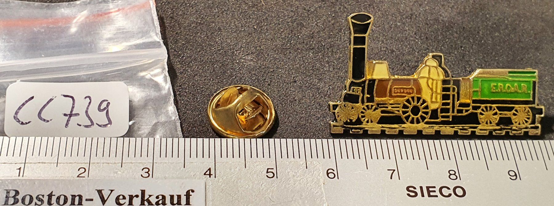 Placchette & Badge: CC739 - Dampflokomotive E.R.O.A.R. – Usato da Reinach BL venduto da Boston-Verkauf 1