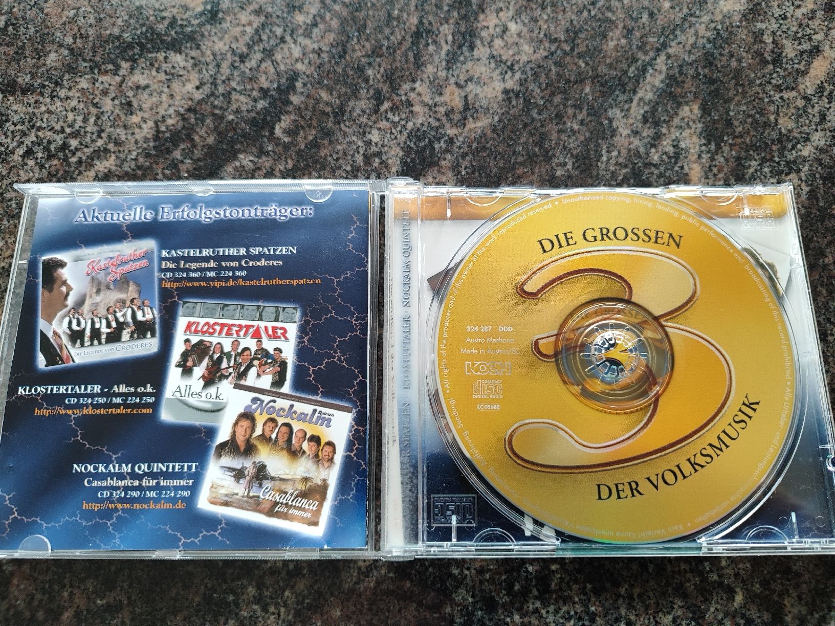 CD: CD, die grossen 3 der Volksmusik  – Usato da Madiswil venduto da marmotte63 1